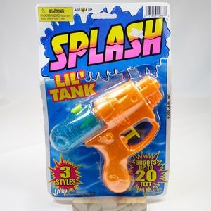 Splash Lil' Tank Vintage Squirt Gun 2000's New In Package!